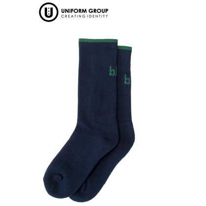 Socks - Navy/Bottle (Pkt 3)