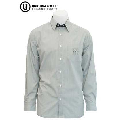 Shirt L/S - Green Stripe