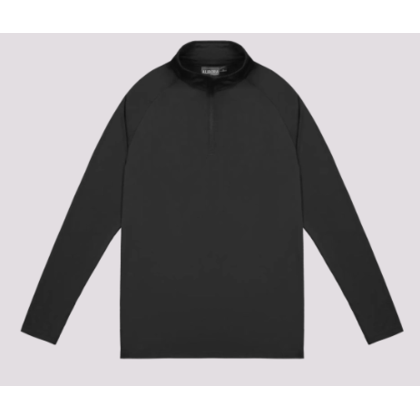 Top - Men's L/S Quarter Zip - Black