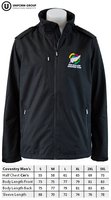 Jacket - Men Functional / Waterproof-Black-mens-garments-THE U SHOP - New Zealand Shooting Federation
