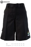 Shorts Cargo Men's Detroit - Black-mens-garments-THE U SHOP - New Zealand Shooting Federation