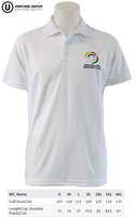 Polo Men's - White-mens-garments-THE U SHOP - New Zealand Shooting Federation