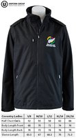 Jacket - Ladies Waterproof-Black-ladies-garments-THE U SHOP - New Zealand Shooting Federation