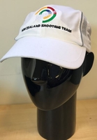 NZ Shooting Cap - White-unisex-garments-THE U SHOP - New Zealand Shooting Federation