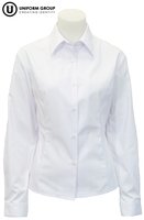 Blouse L/S - White-balmacewen---outgoing-THE U SHOP - New Zealand Shooting Federation